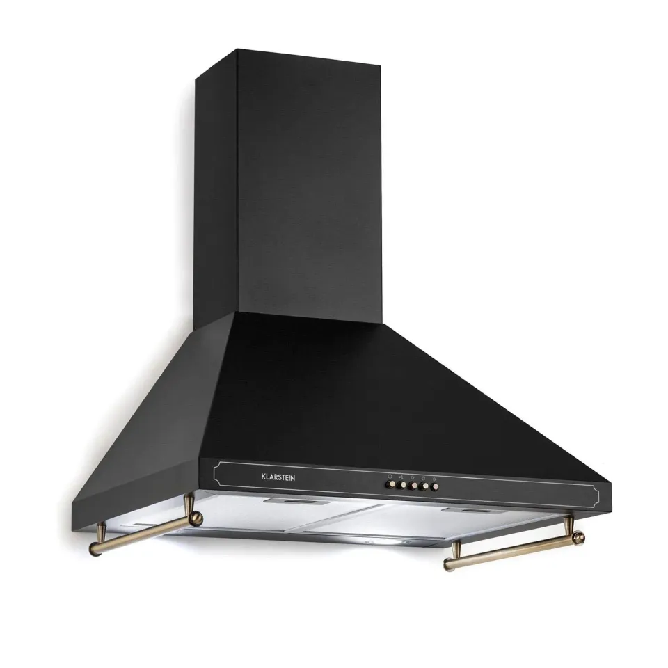 Klarstein Victoria hotte aspirante noire 645m3/h