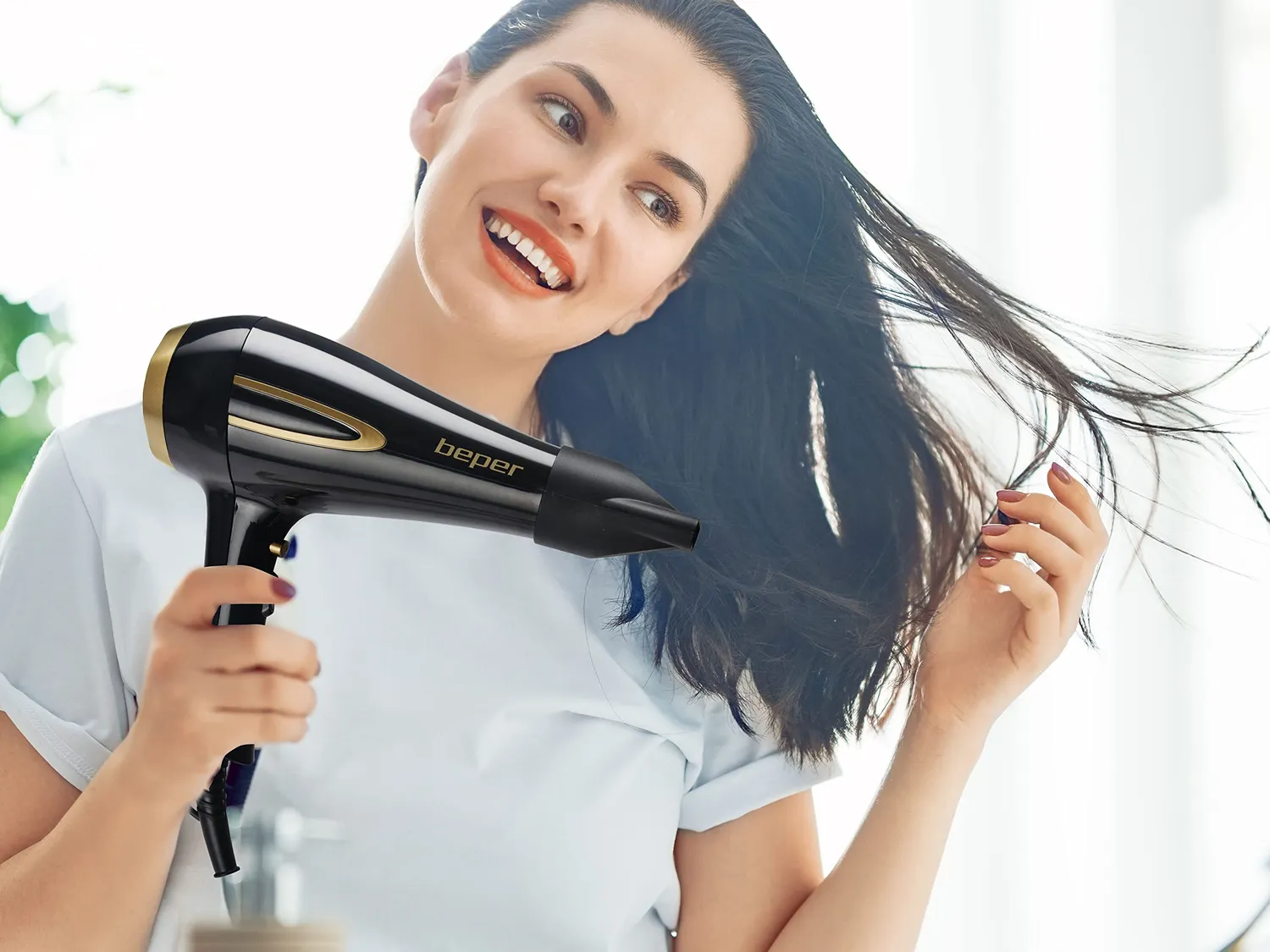 Beper P301ASC001 sèche-cheveux 2200 W noir or AC