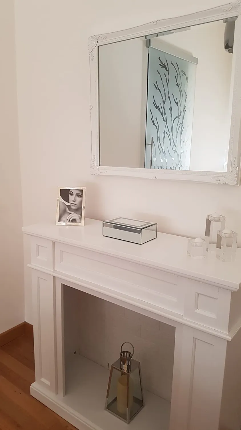 Klarstein Lausanne Frame corps de cheminée blanc MDF