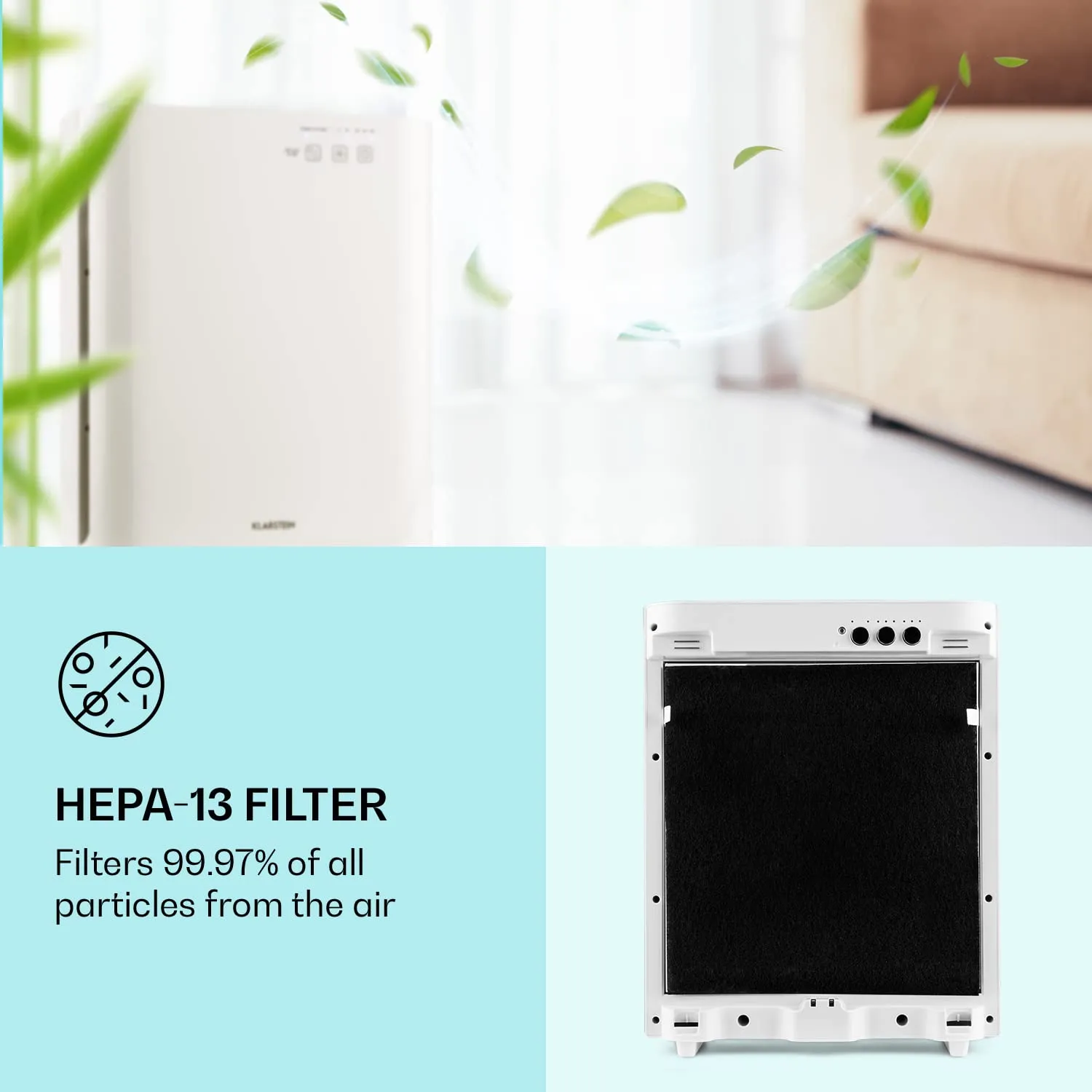 Klarstein Vita Pure 2G purificateur d'air 5-en-1 40m² HEPA