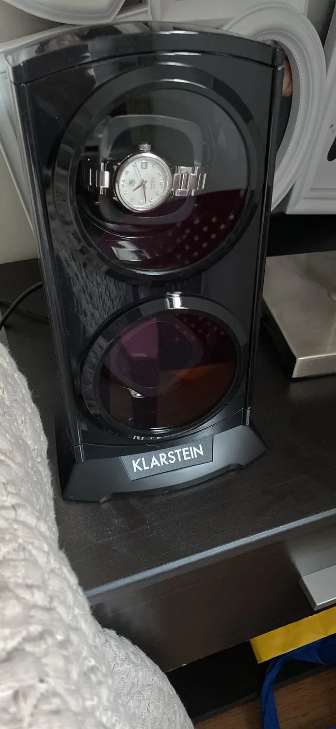Klarstein St.Gallen remontoir montre 2 montres noir silencieux