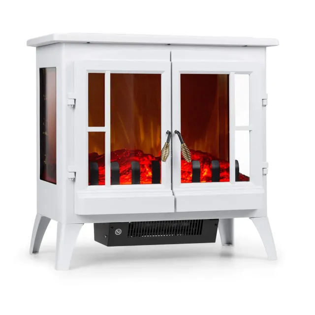 Klarstein Innsbruck cheminée électrique blanc 2000W 30m²