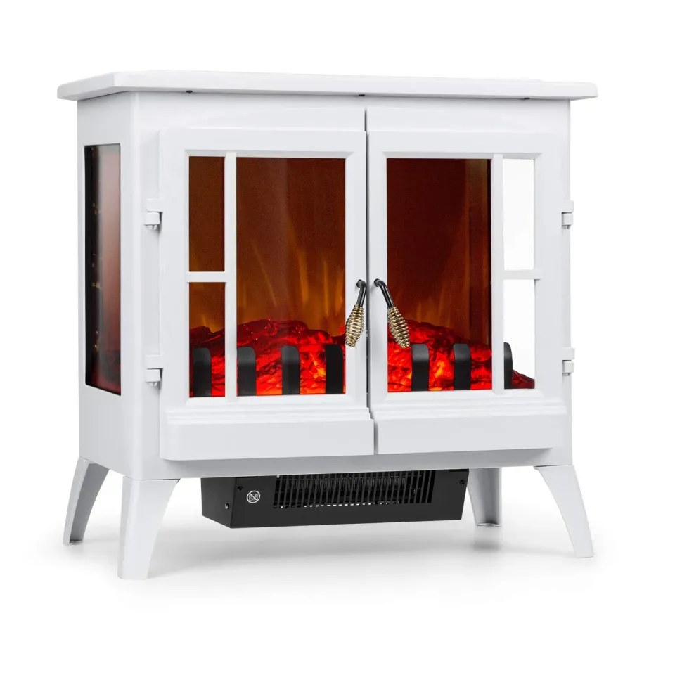 Klarstein Innsbruck cheminée électrique blanc 2000W 30m²