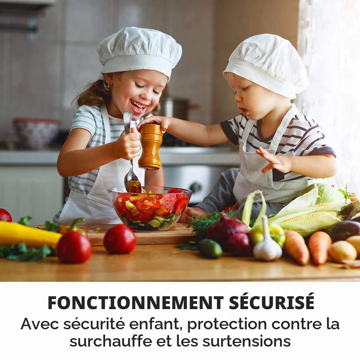 Klarstein MisterCook plaque cuisson infrarouge 2000W argent
