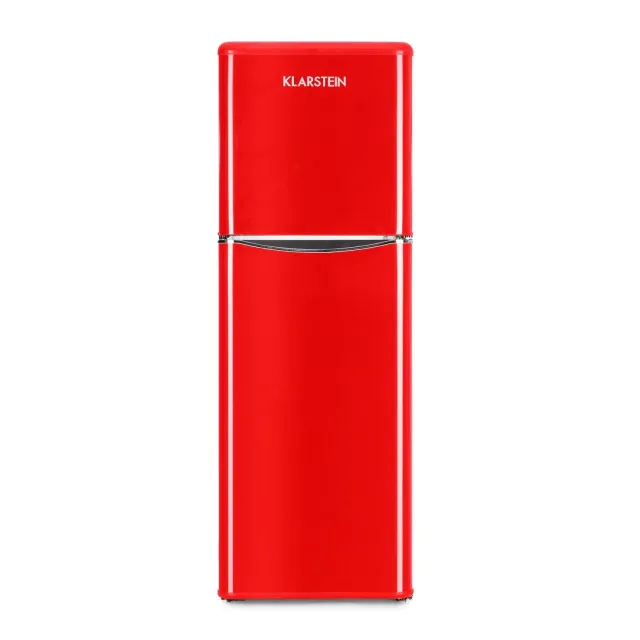 Klarstein Monroe XL réfrigérateur-congélateur rouge rétro 97L