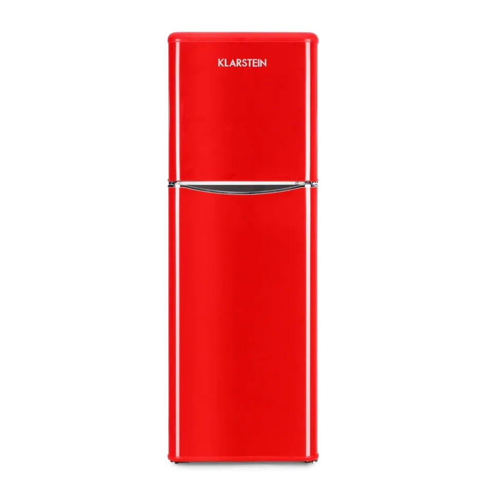 Klarstein Monroe XL réfrigérateur-congélateur rouge rétro 97L