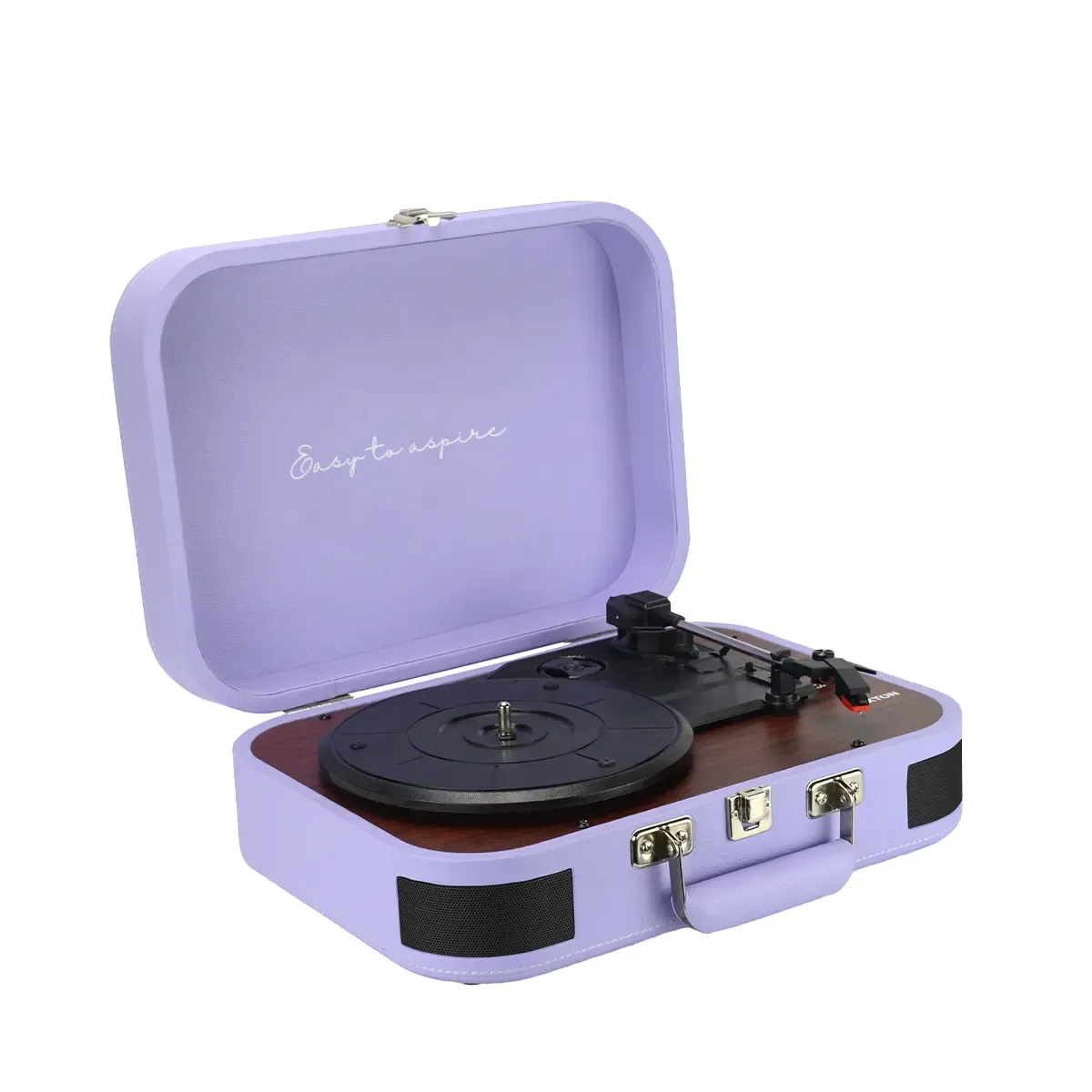 Prixton VC600 platine vinyle lilas haut-parleurs intégrés