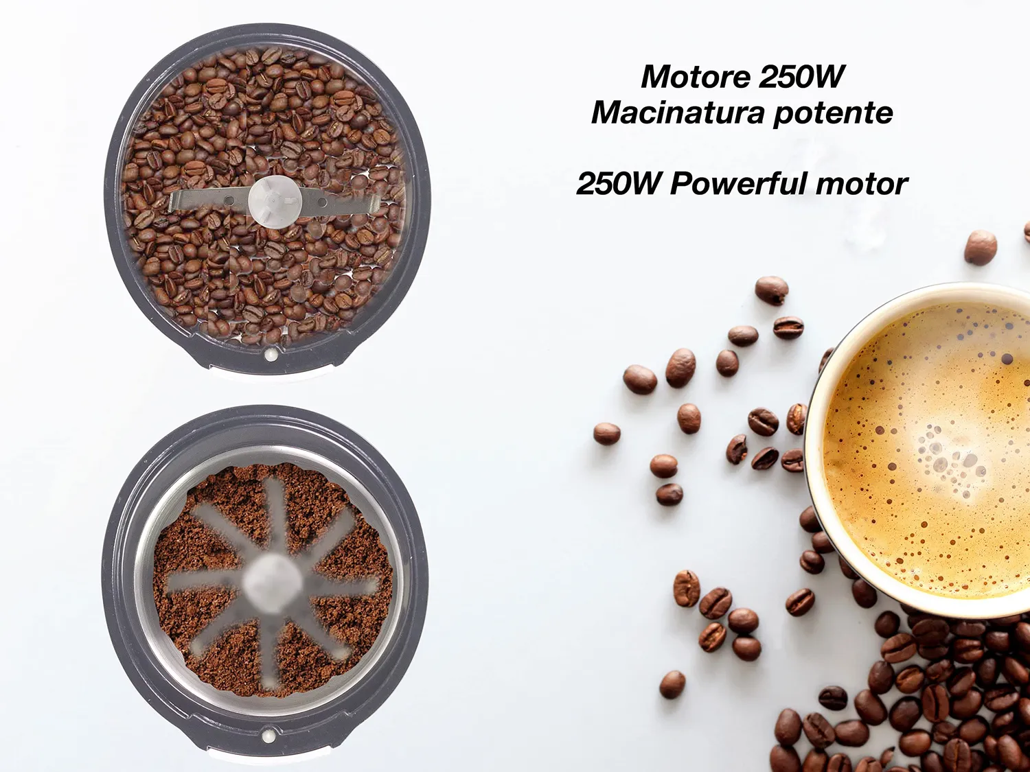 Beper BP.581 moulin à café électrique 100g 250W