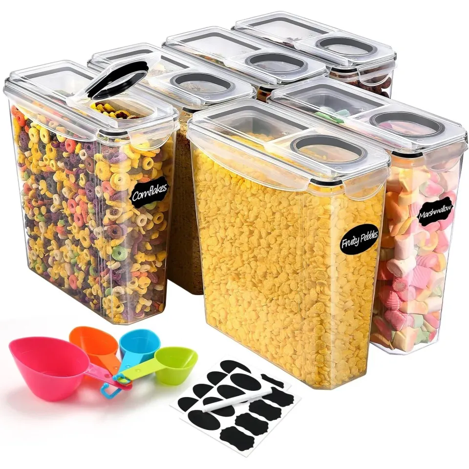 YASHE Boîte Rangement 3.10L boîte alimentaire lot de 6 hermétique
