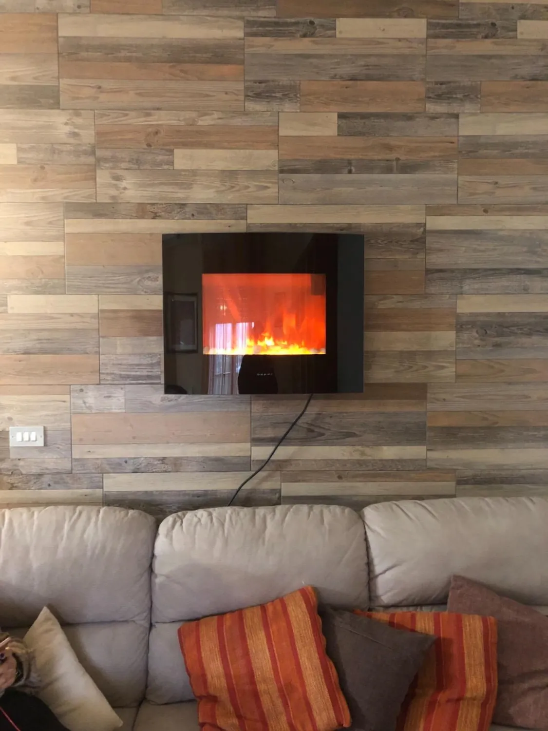 Beper RI.503 cheminée électrique murale effet flamme