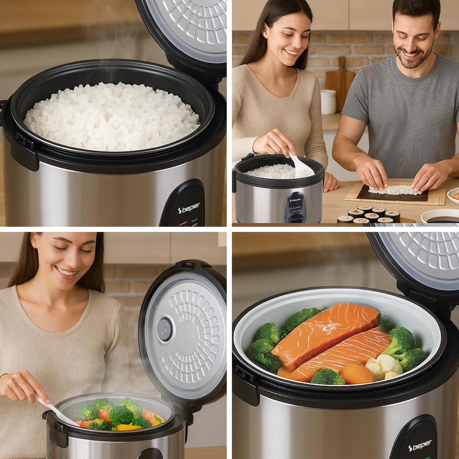 Beper Vaporé Pro P101VAP020 cuiseur riz 1800 g