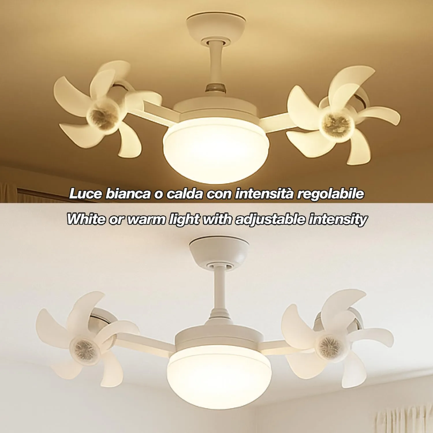 Beper P206VEN612 ventilateur plafond LED télécommande