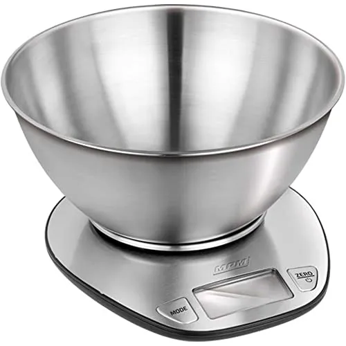 MPM MWK-05 balance de cuisine numérique 5 kg inox