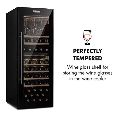 Klarstein Barossa étagère verres bois pour 77D