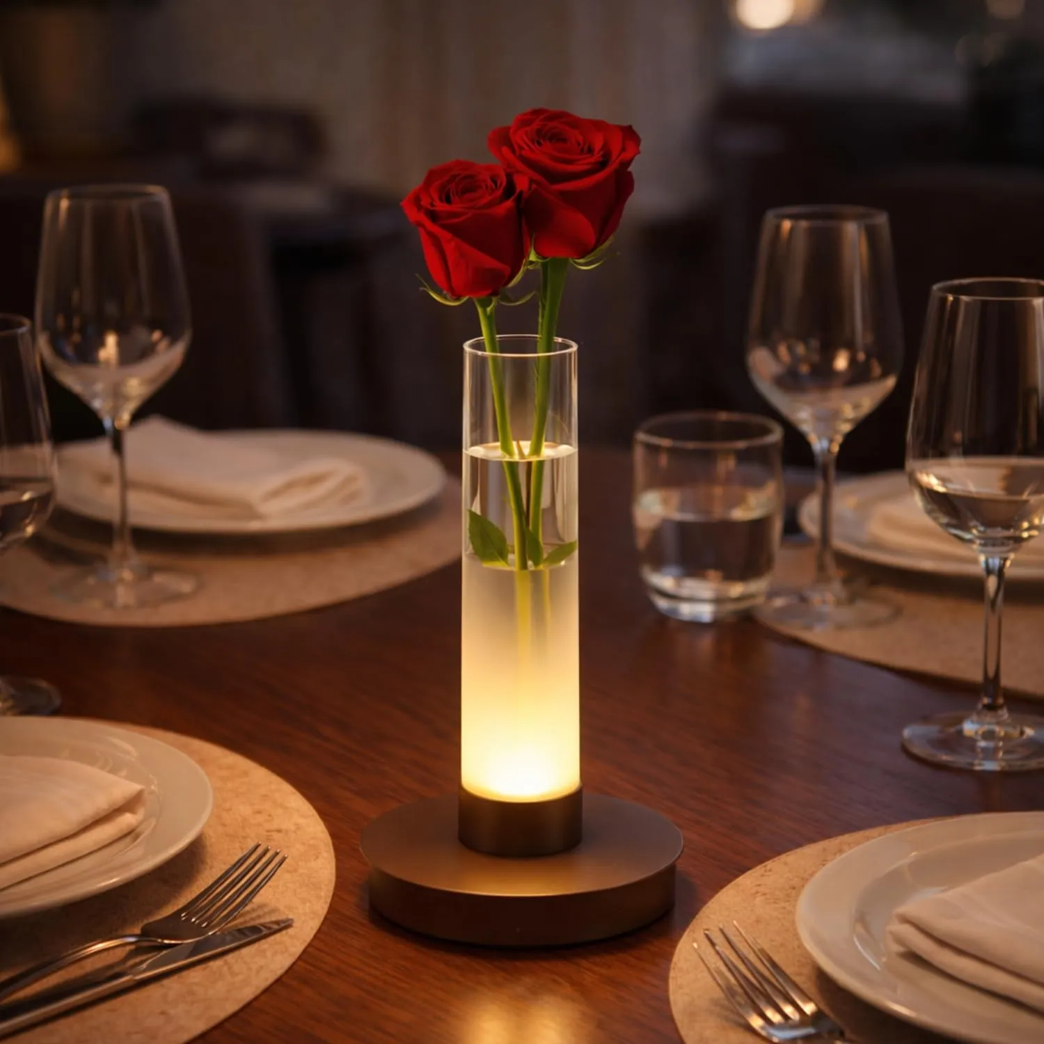 Beper Flora P207ILI550 lampe de table vase lumineux tactile
