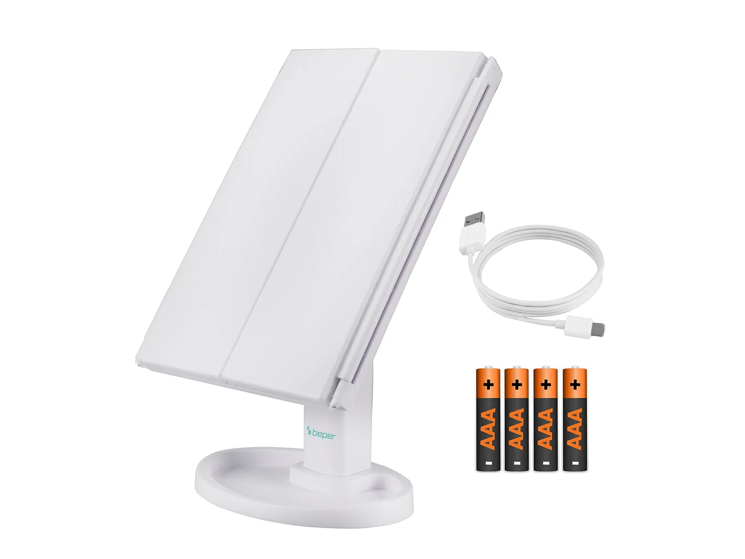 Beper P302VIS050 miroir maquillage LED 1x/2x/5x