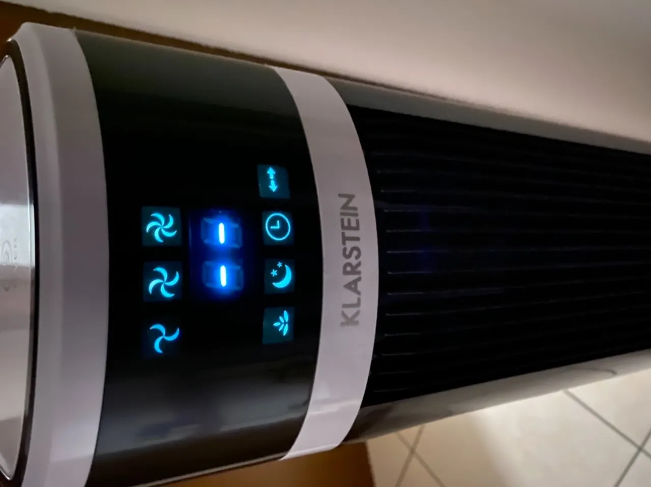 Klarstein Icetower Smart ventilateur colonne blanc WiFi