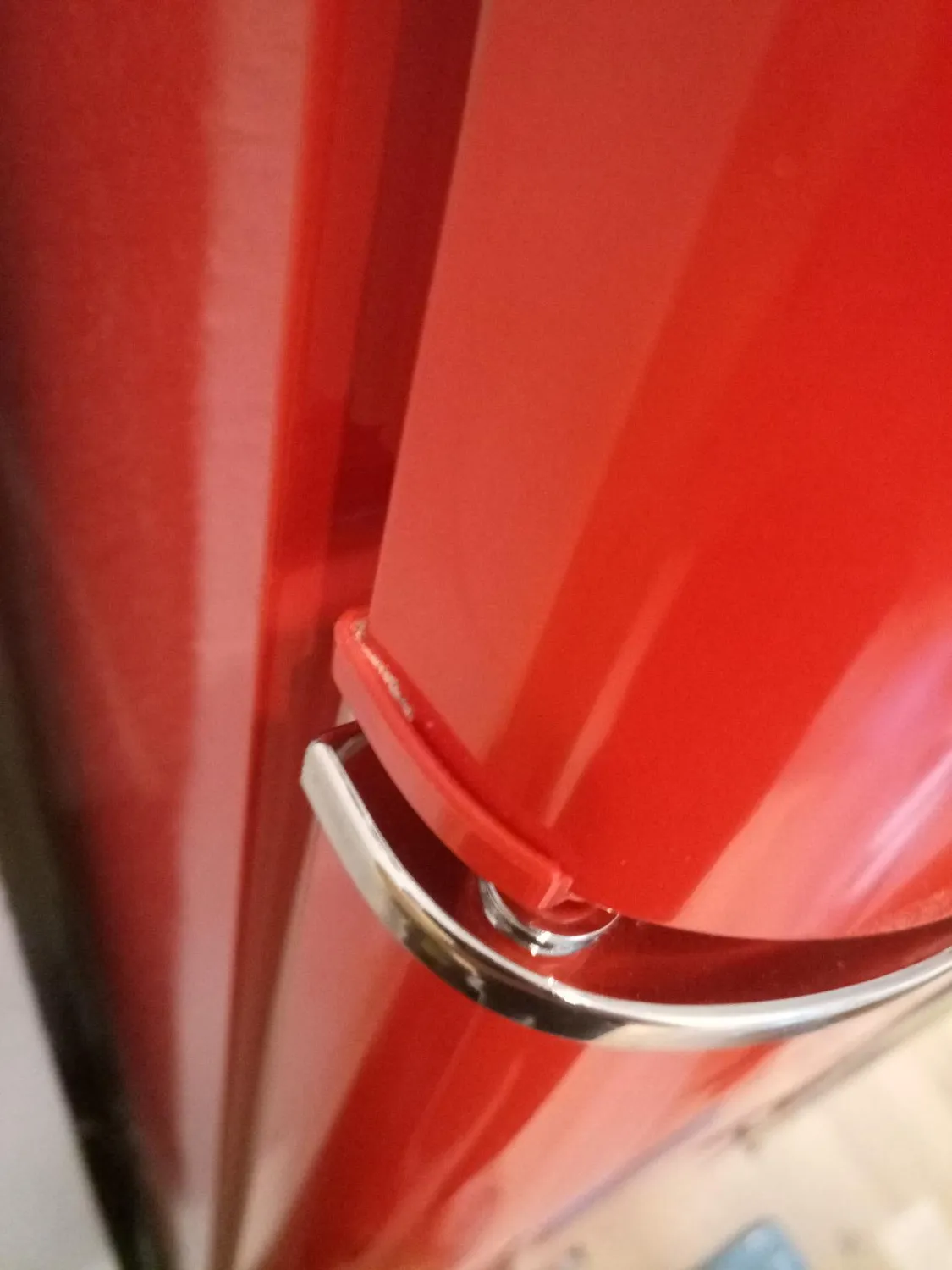 Klarstein Monroe XL réfrigérateur rouge vintage coffre