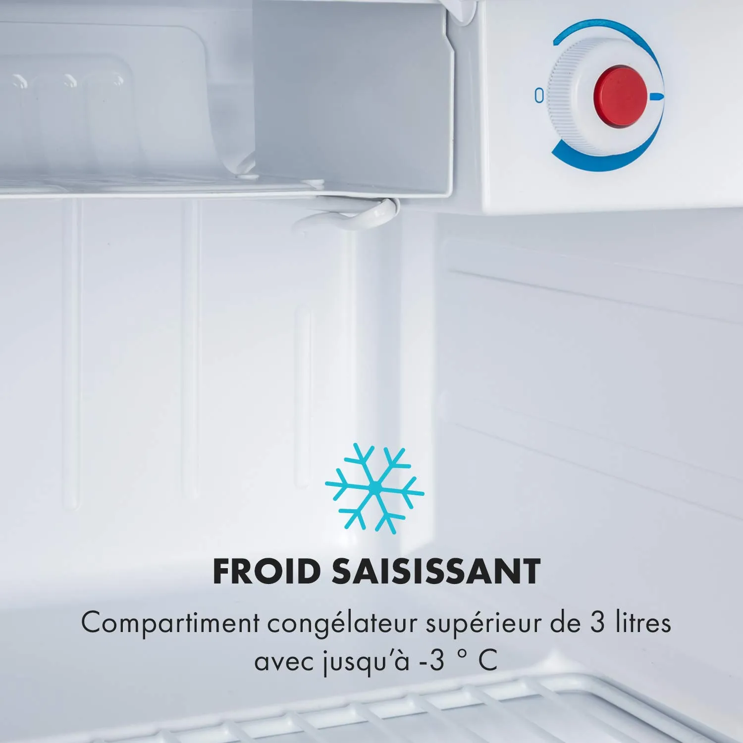 Klarstein Yummy réfrigérateur 45 L argenté 42 dB