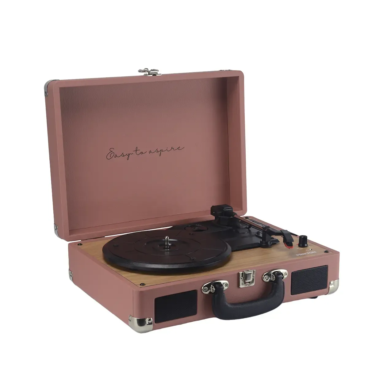 Prixton VC400 platine vinyle Mocha Mousse bluetooth