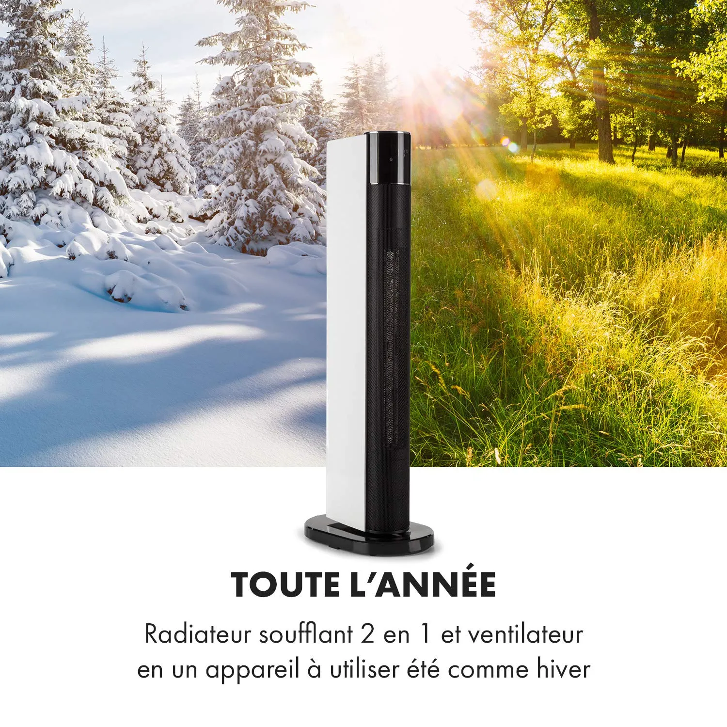 Klarstein Hightower Heat Deluxe radiateur colonne céramique 2200W