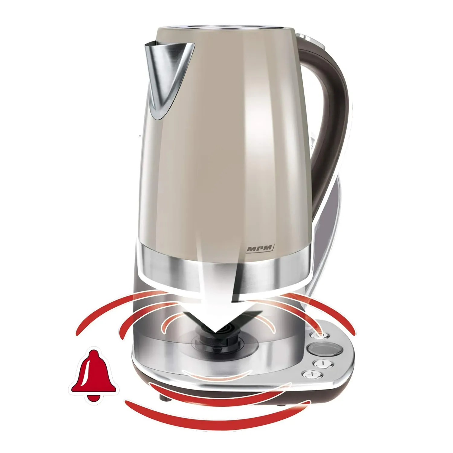 MPM MCZ-63 bouilloire électrique 1,7 L thermostat