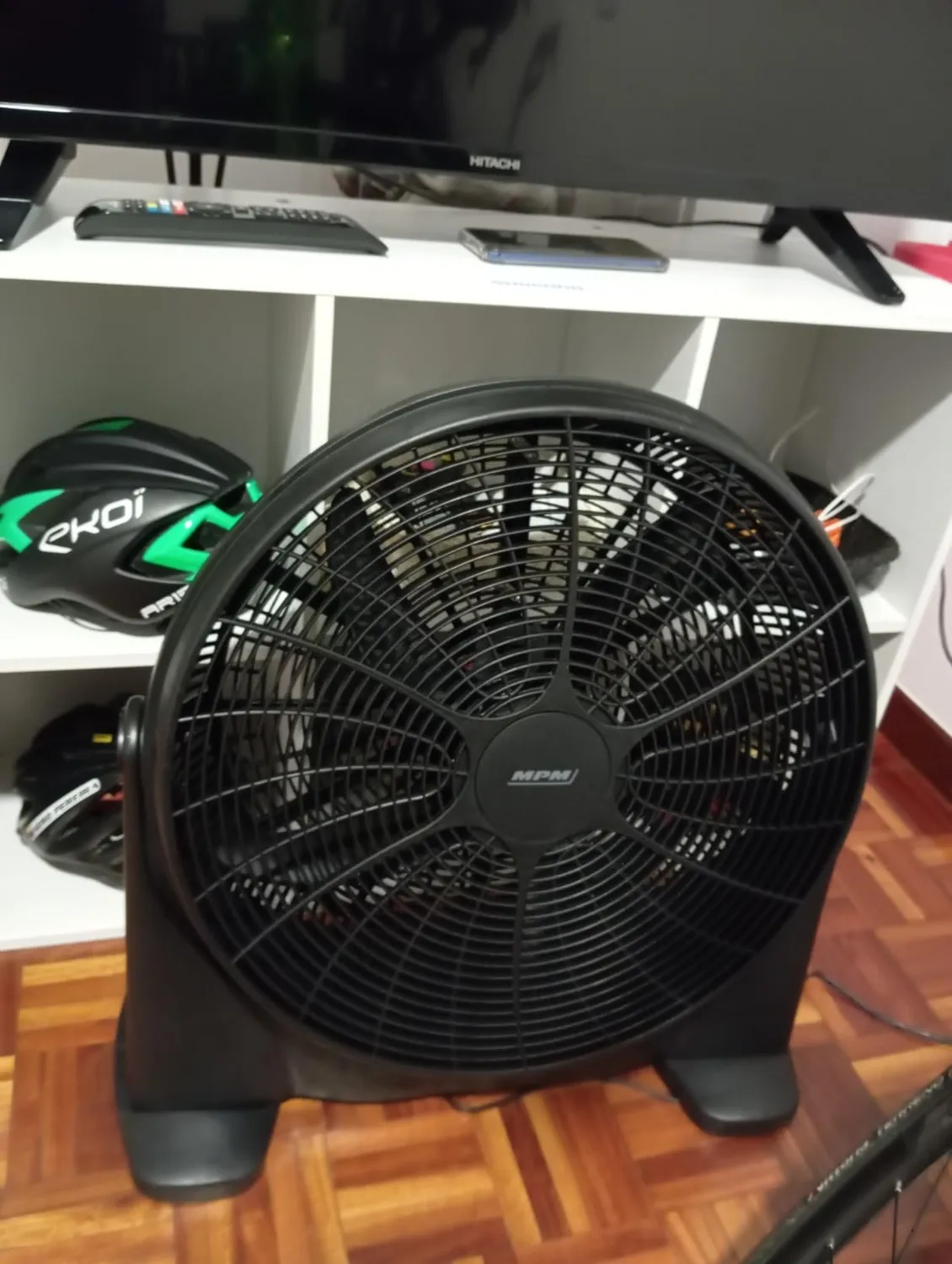 MPM MWP-18 ventilateur de sol noir 53 cm 90 W 3 vitesses