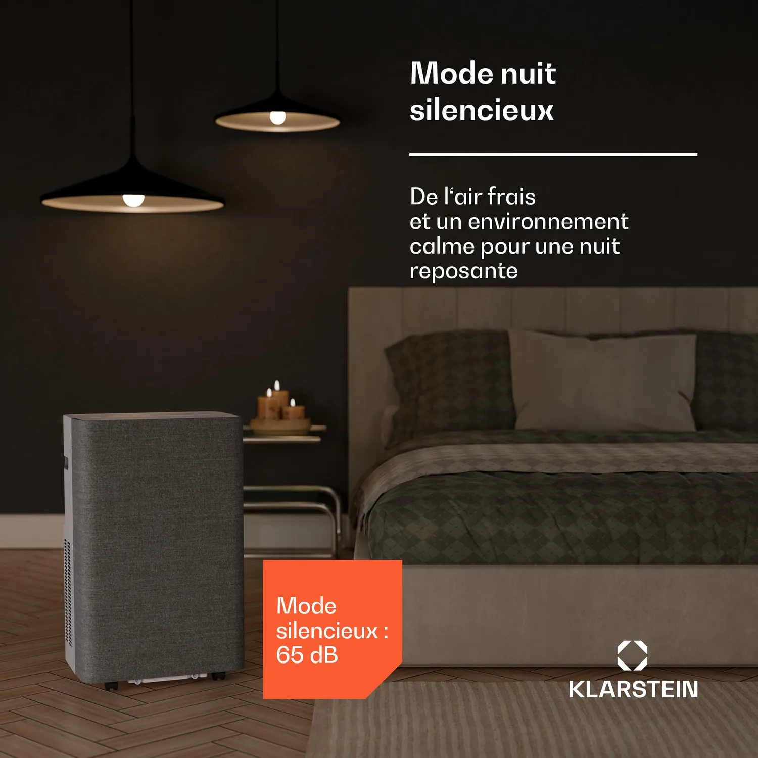 Klarstein AireLux climatiseur mobile 14000BTU gris