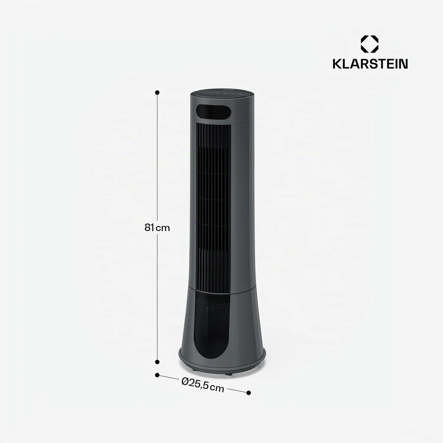 Klarstein Frost rafraîchisseur d'air 7L gris foncé 20m²