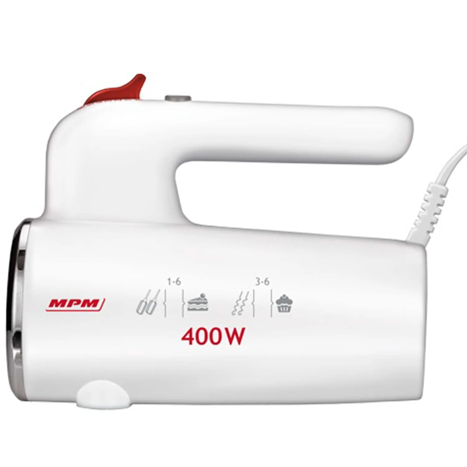 MPM MMR-18 batteur électrique pâtisserie 400 W 6 vitesses