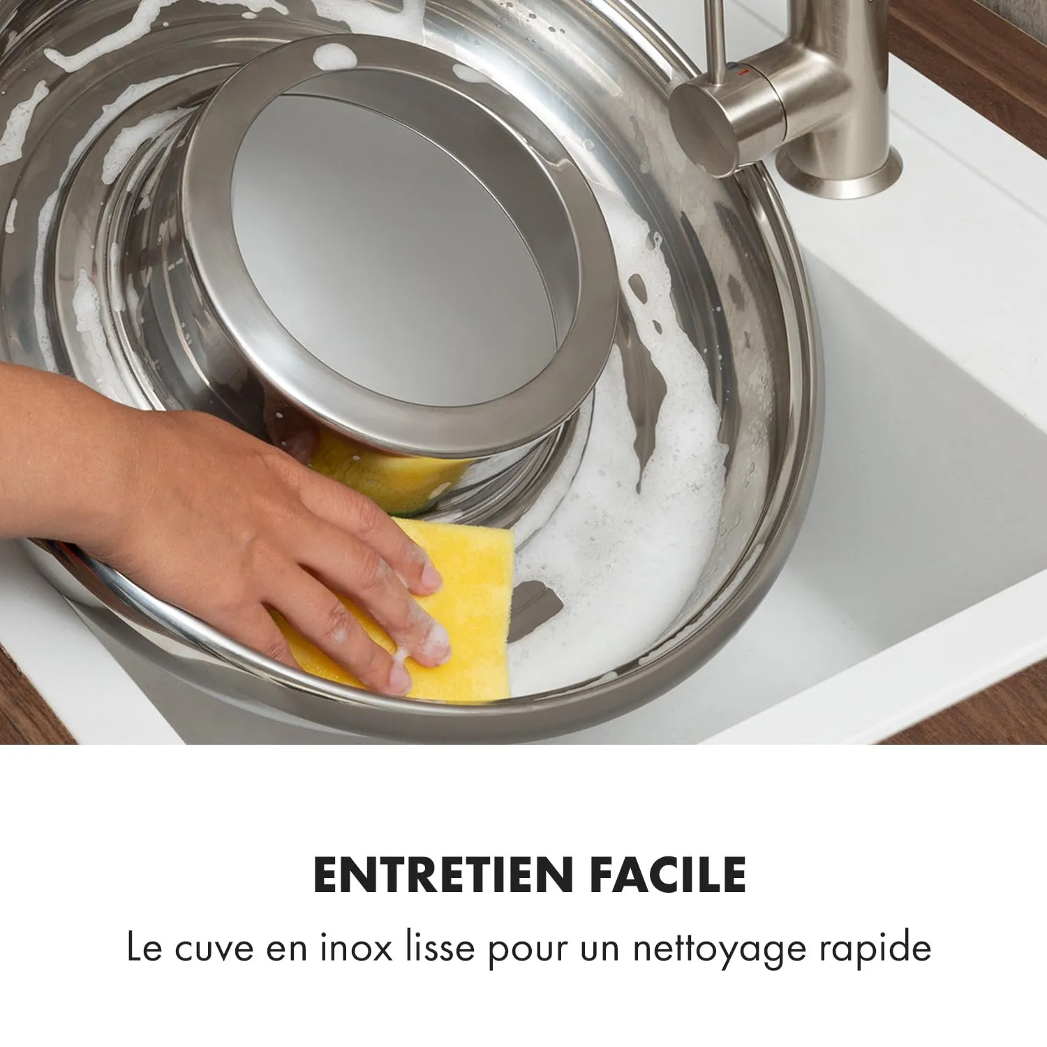 Klarstein Tafelrunde faitout lectrique rouge 5 L 2 en 1