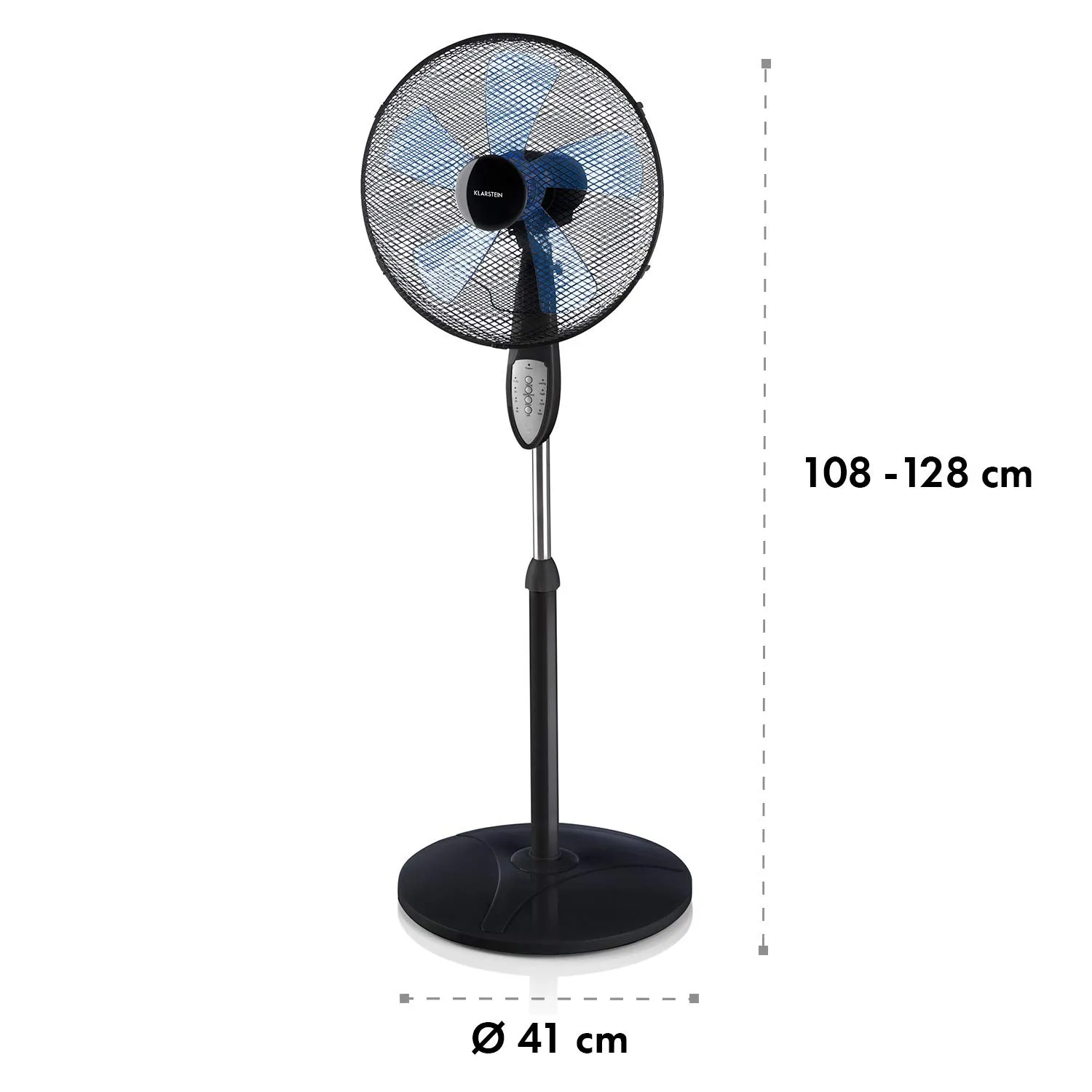 Klarstein Summerjam ventilateur sur pied noir 41 cm