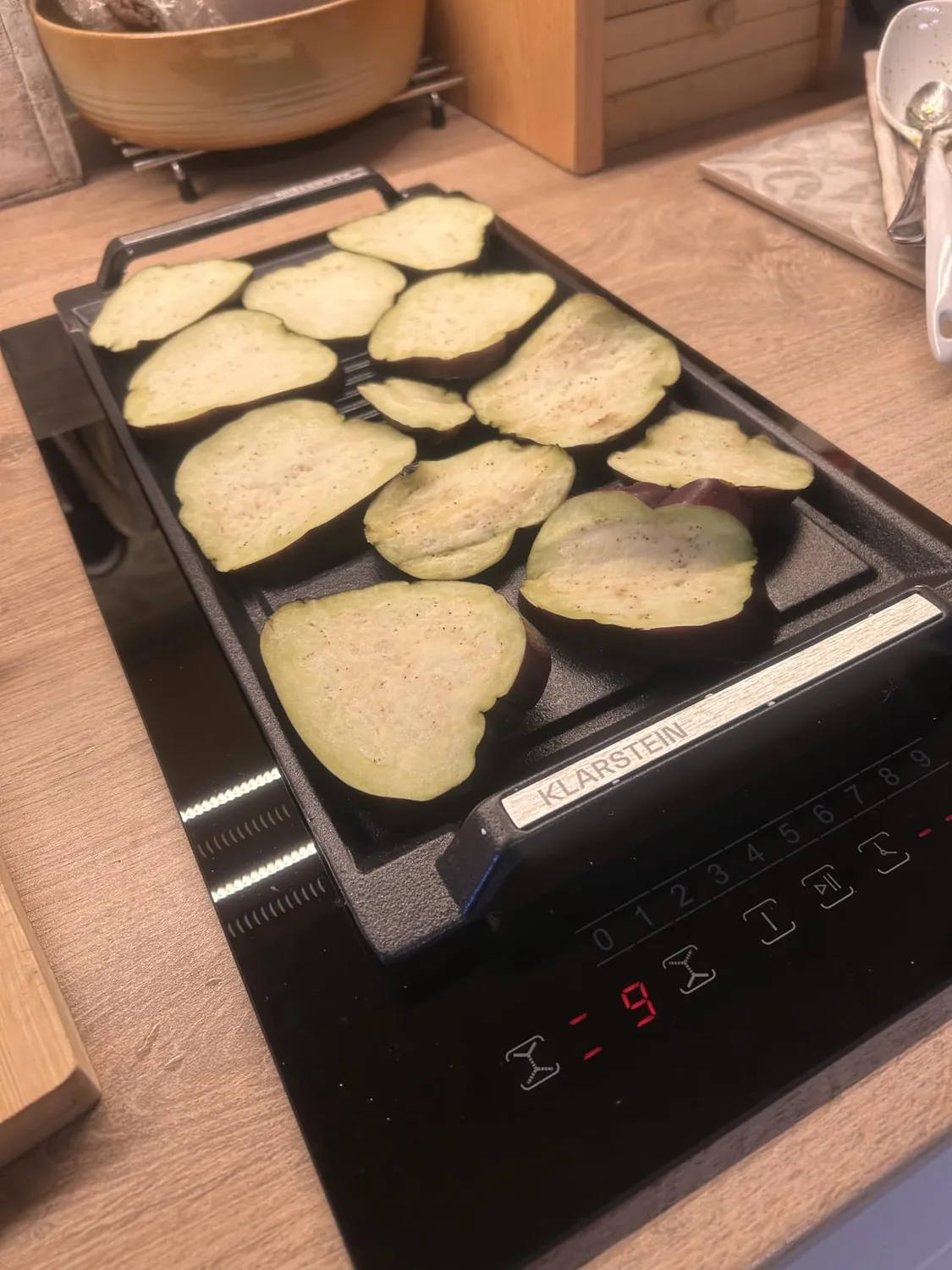 Klarstein Delicatessa plaque grill induction 43,5 x 23 cm antiadhésive