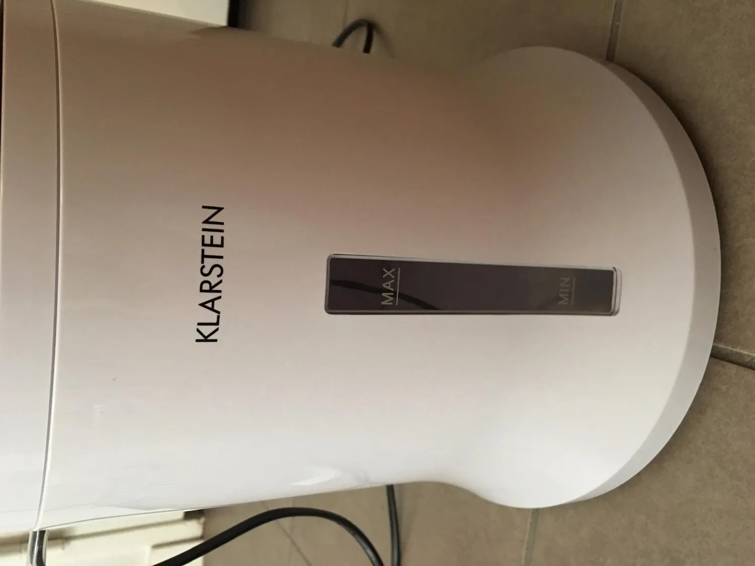 Klarstein 4 en 1 rafraîchisseur d’air 2,5L ioniseur 40W