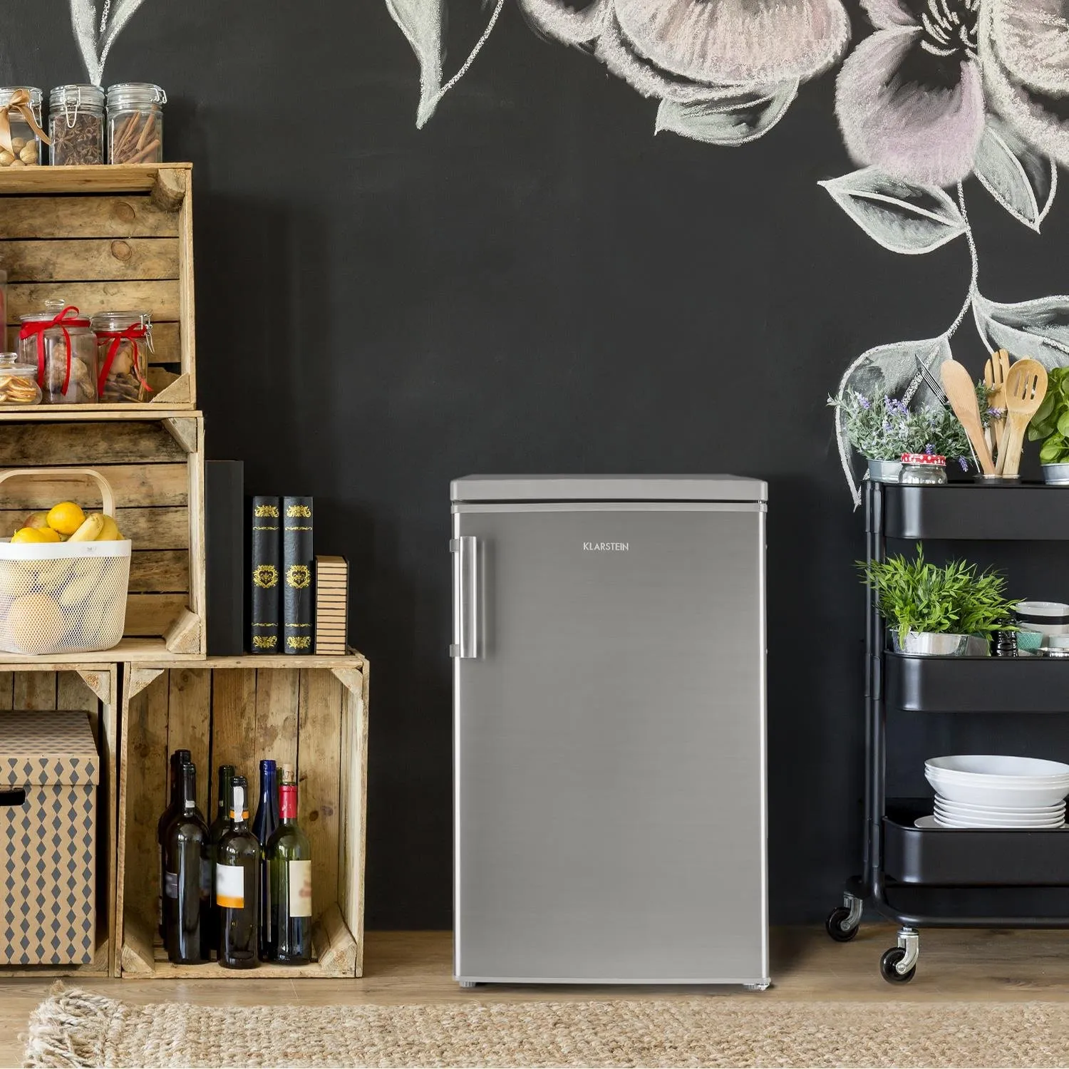 Klarstein Coolzone Eco 120 réfrigérateur argent distributeur eau