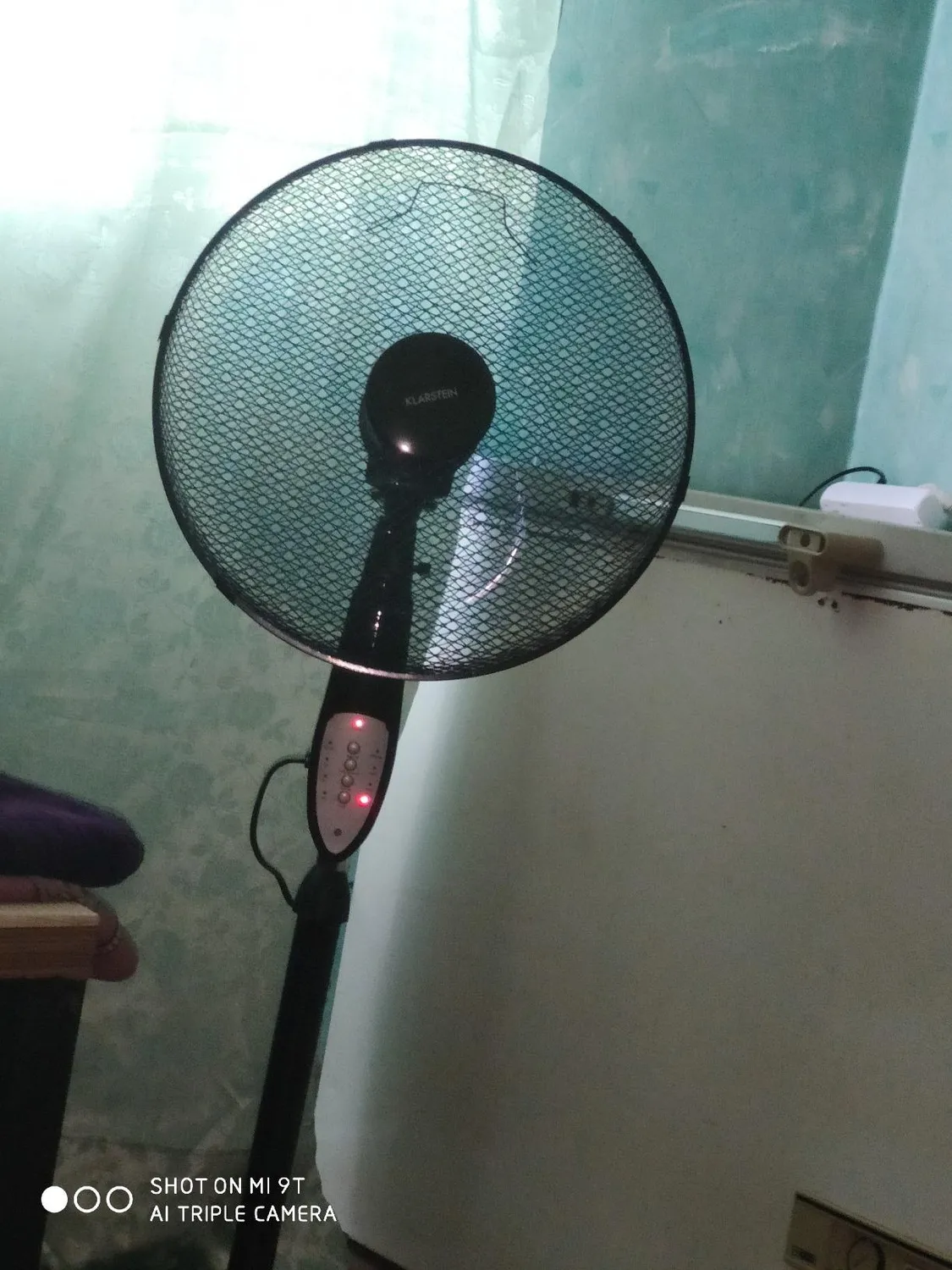 Klarstein Summerjam ventilateur sur pied gris 41 cm