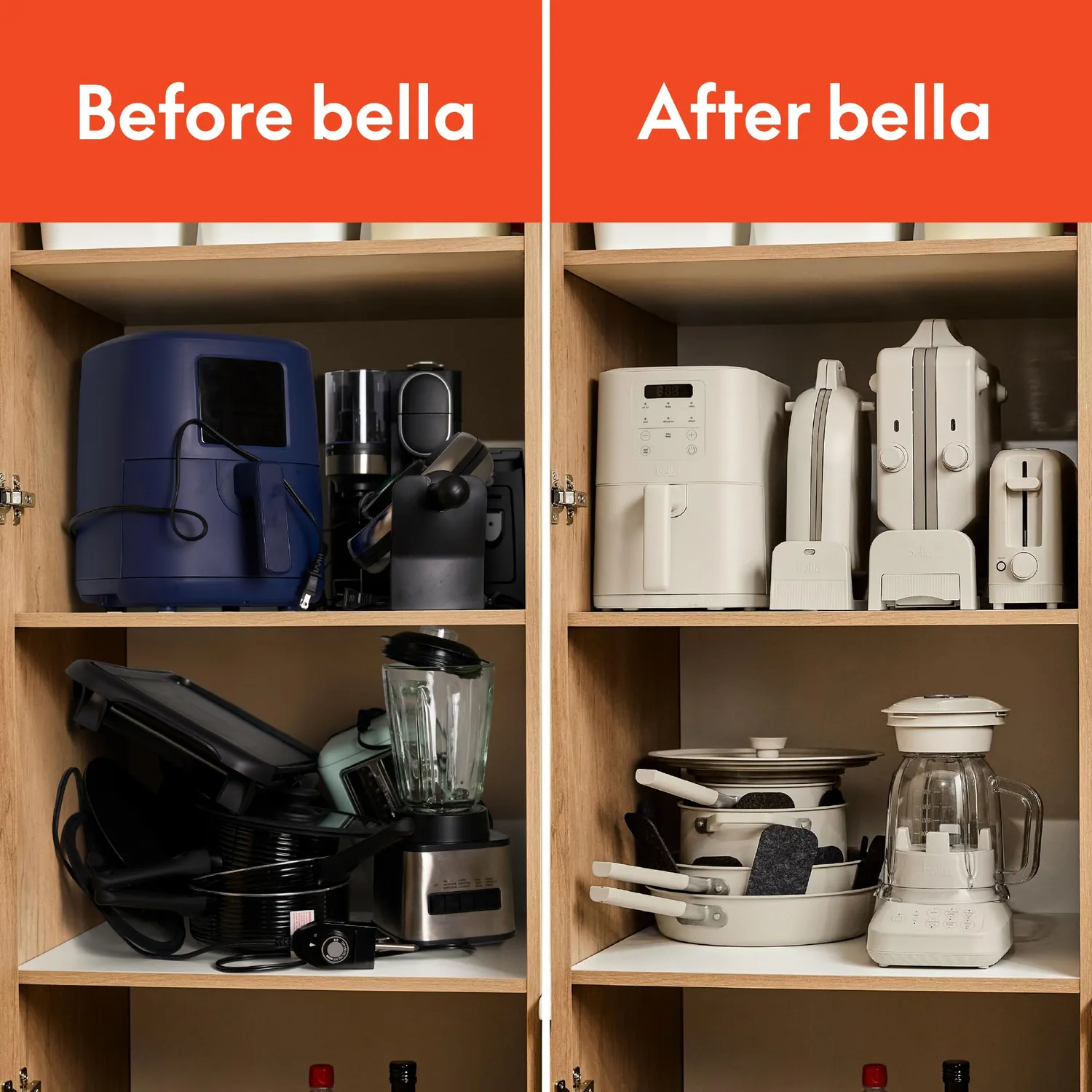 Bella Flip Store blender 10 vitesses 6 tasses avoine