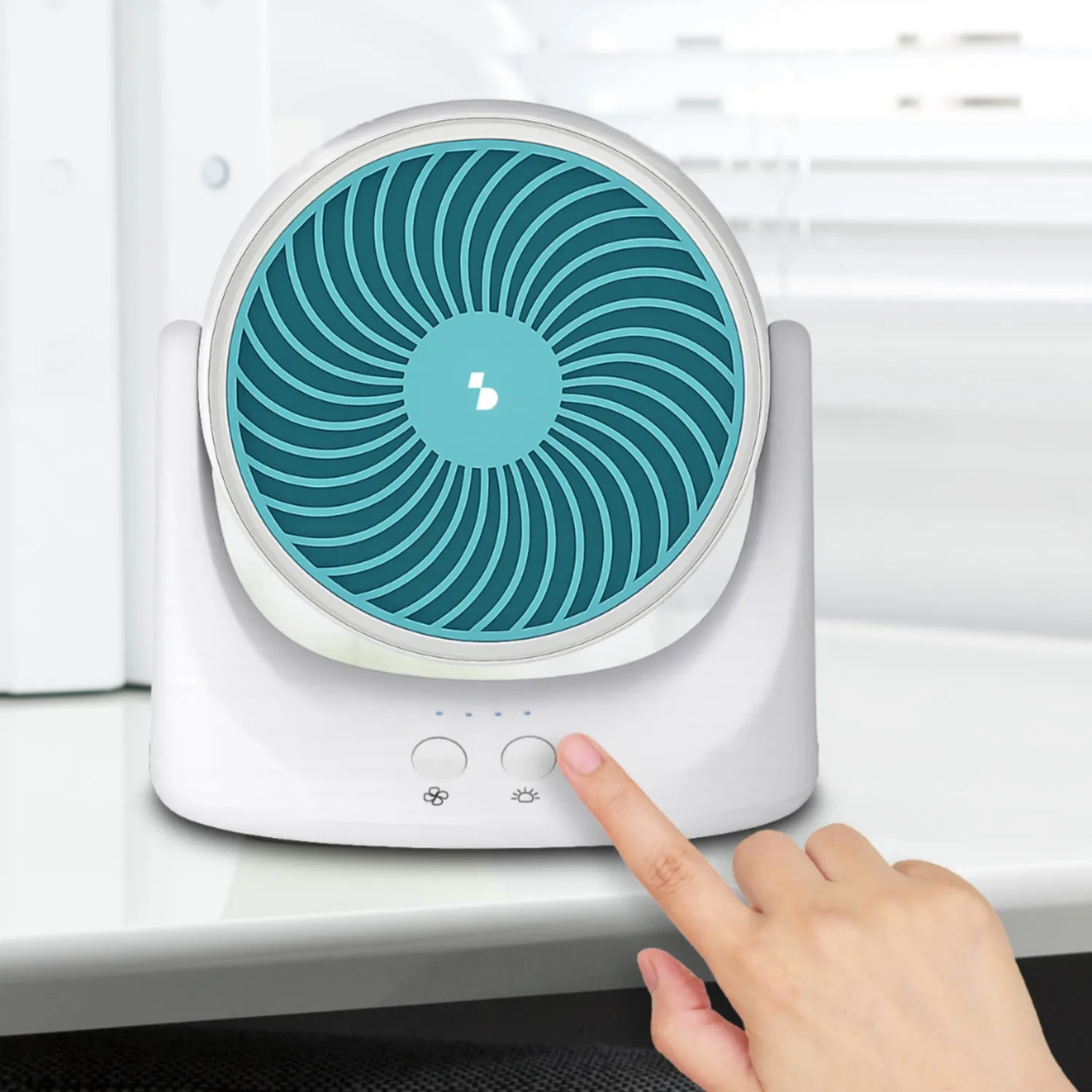 Beper P206RAF202 mini ventilateur USB LED 3 vitesses