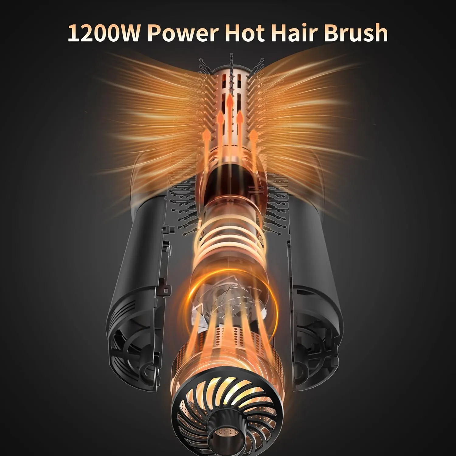 YASHE Brosse Sèche-Cheveux 4 en 1 Ionique