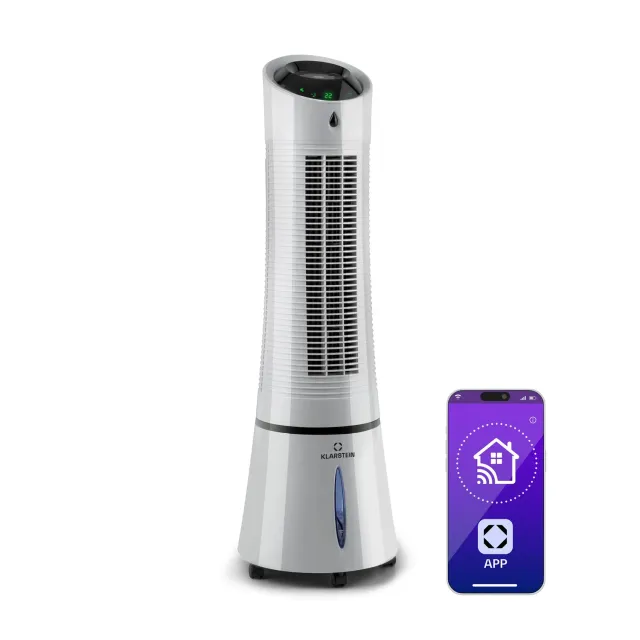 Klarstein Skyscraper Ice Smart Rafraîchisseur 6L Gris Clair