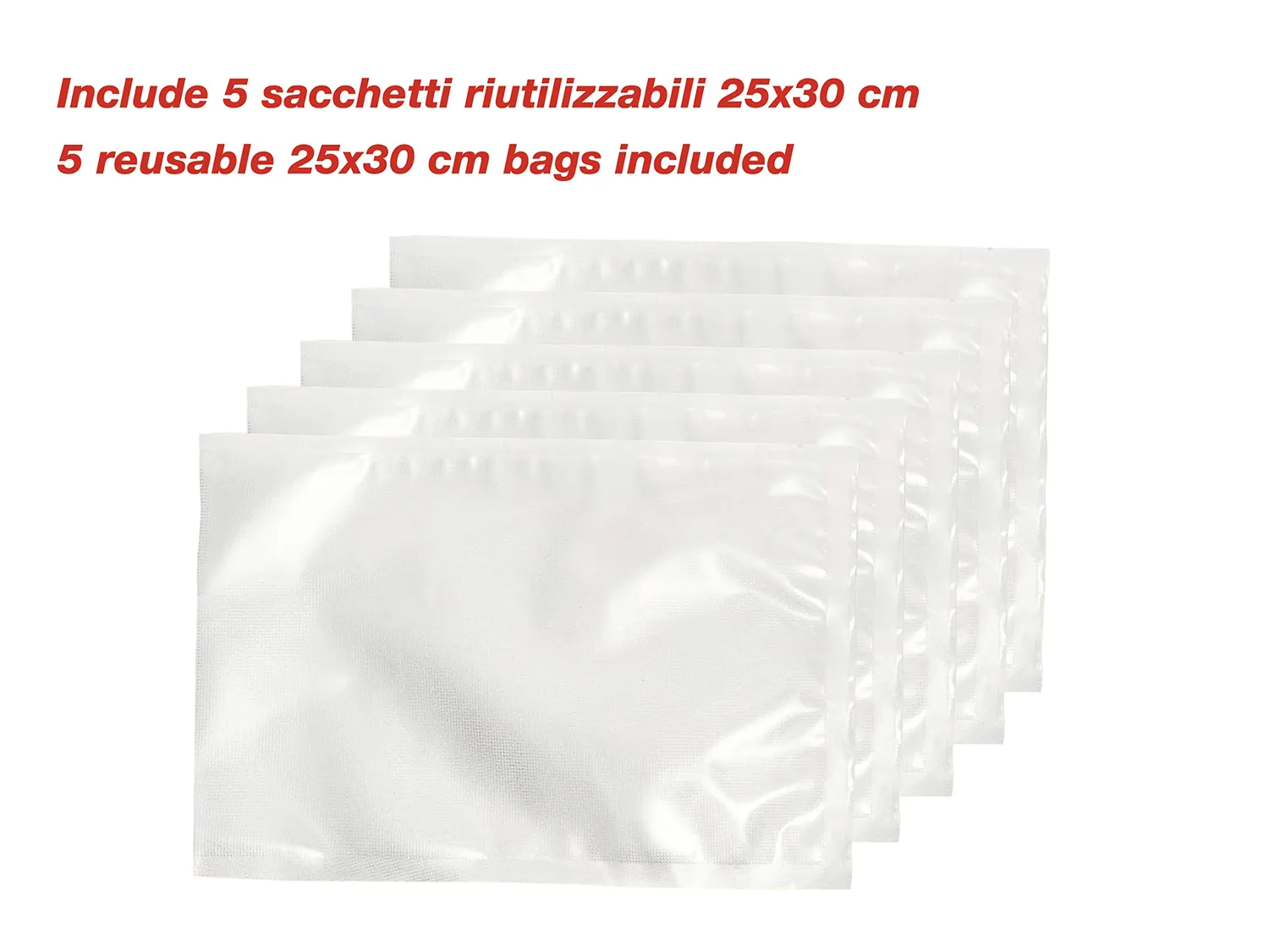 Beper P102CON001 Machine Sous Vide 30 cm avec 5 Sacs