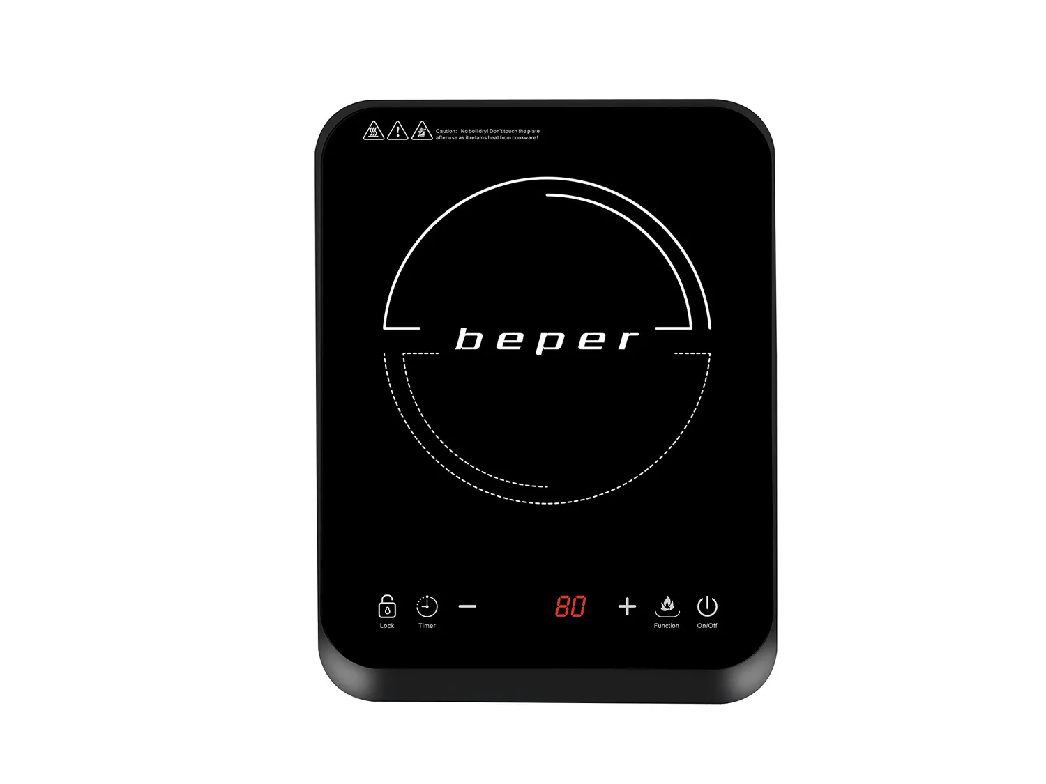 Beper BF.700 plaque induction portable 2000W 1 foyer