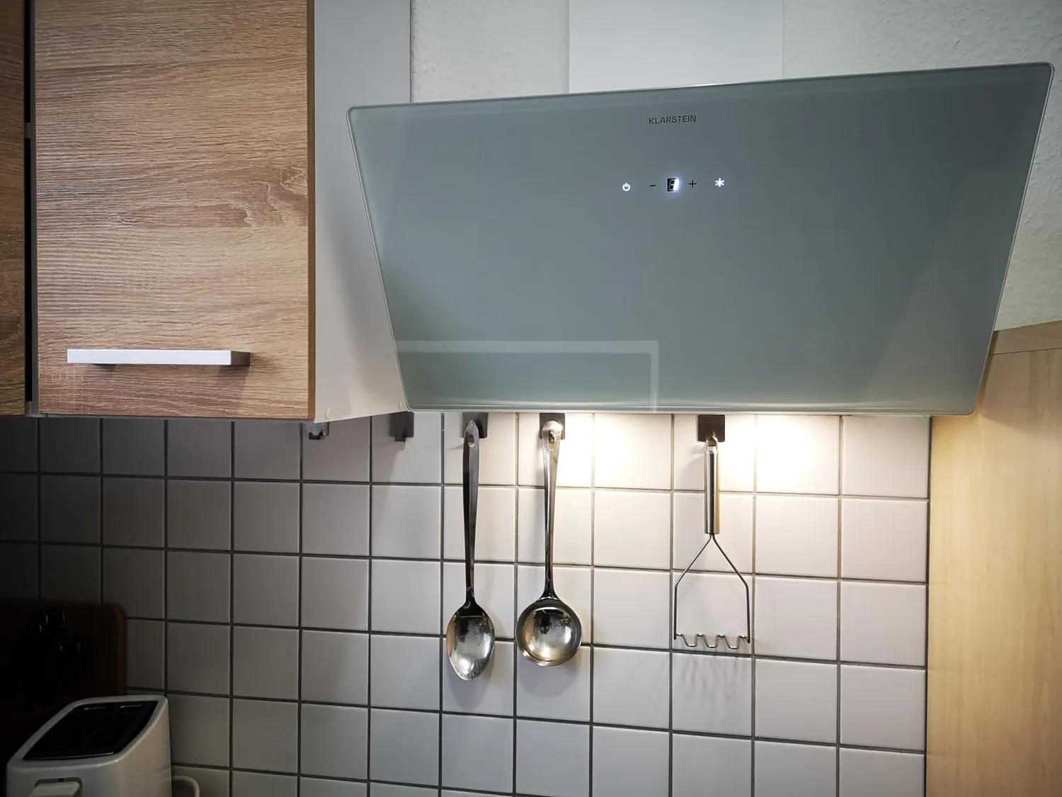 Klarstein Laurel 60 hotte blanche 60 cm 347 m³/h
