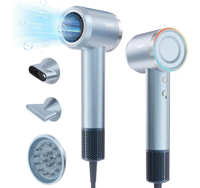 YASHE Sèche-Cheveux Ionique 1600W 110000 tr/min Diffuseur