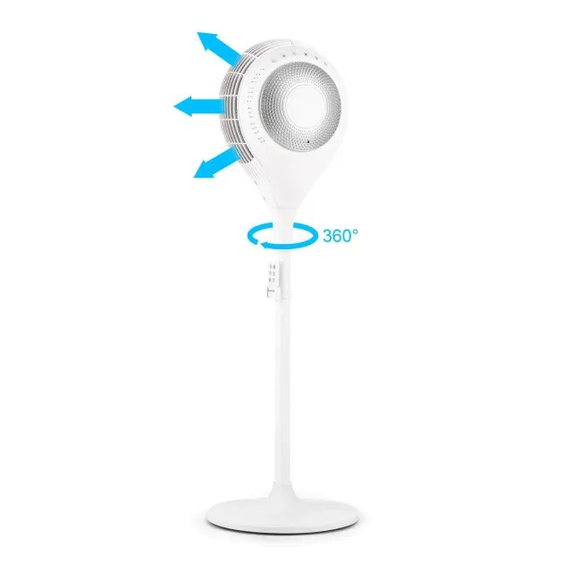 Klarstein Airflex ventilateur sur pied blanc 56 W