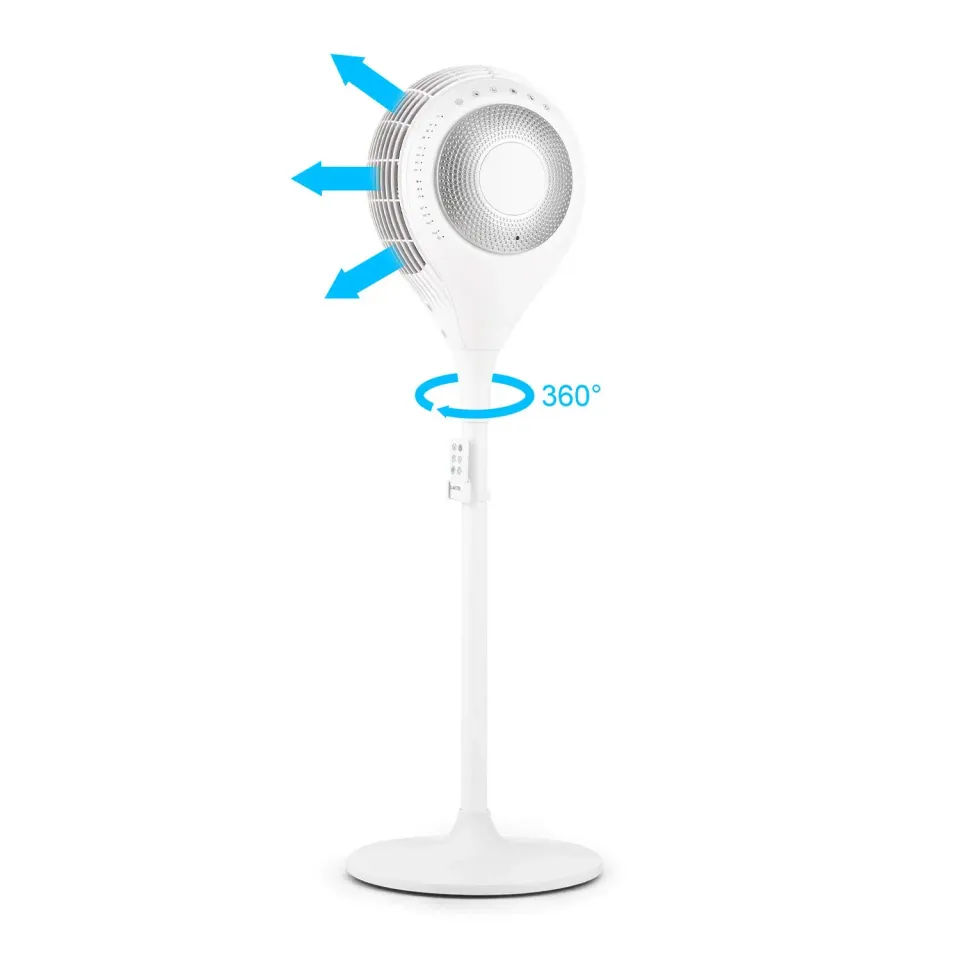 Klarstein Airflex ventilateur sur pied blanc 56 W