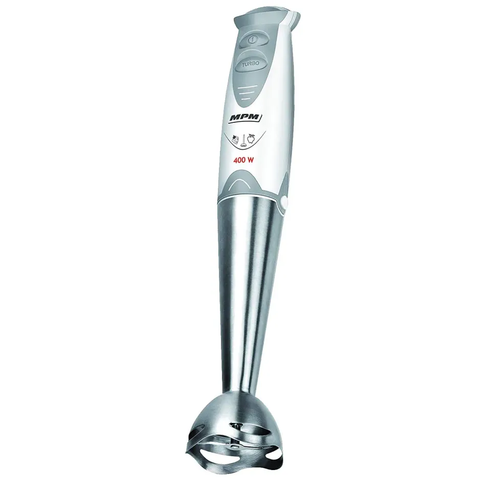 MPM MBL-04 mixeur plongeant 400 W inox turbo