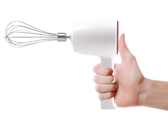 Beper P102SBA007 batteur sans fil rechargeable rouge 5 vitesses