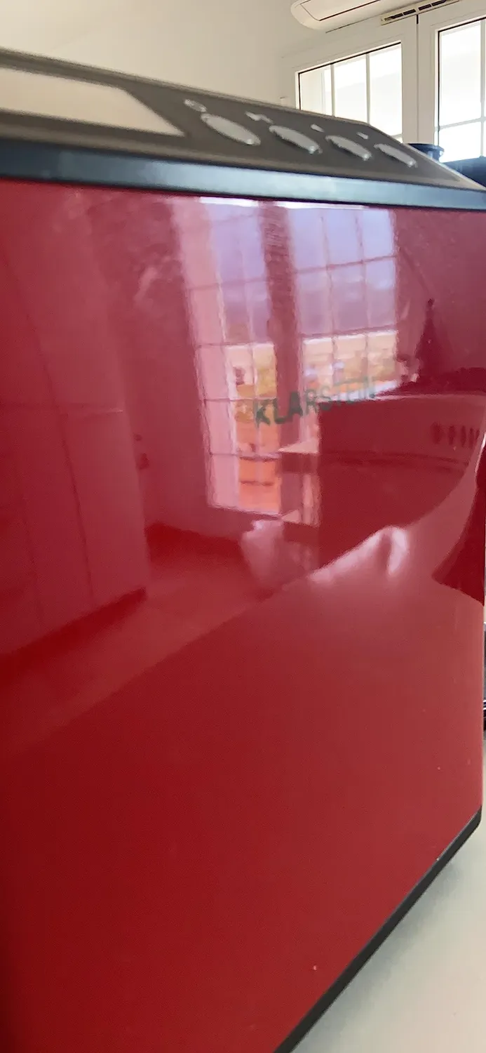 Klarstein Vanilla Sky sorbetière 2 L rouge à compresseur