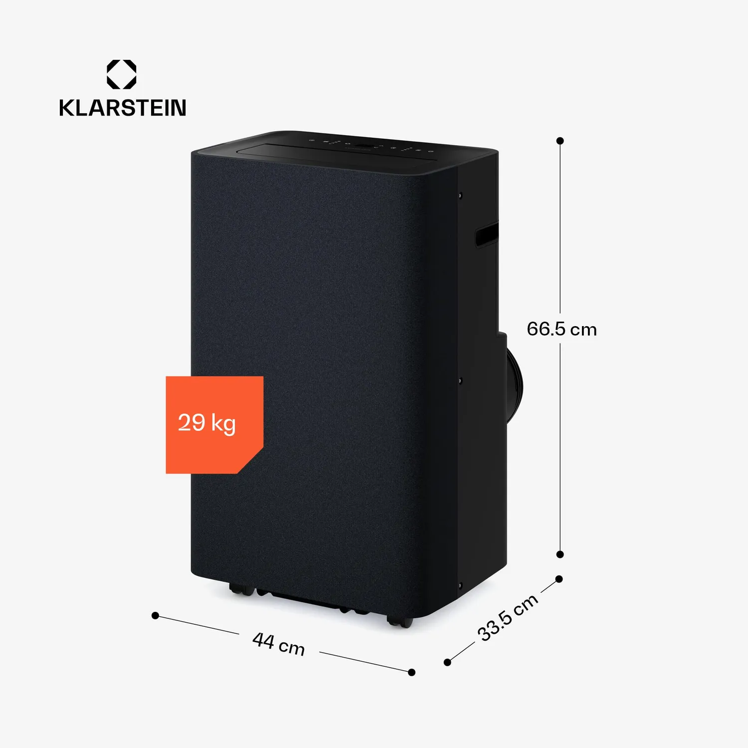 Klarstein AireLux climatiseur mobile 14000BTU gris foncé